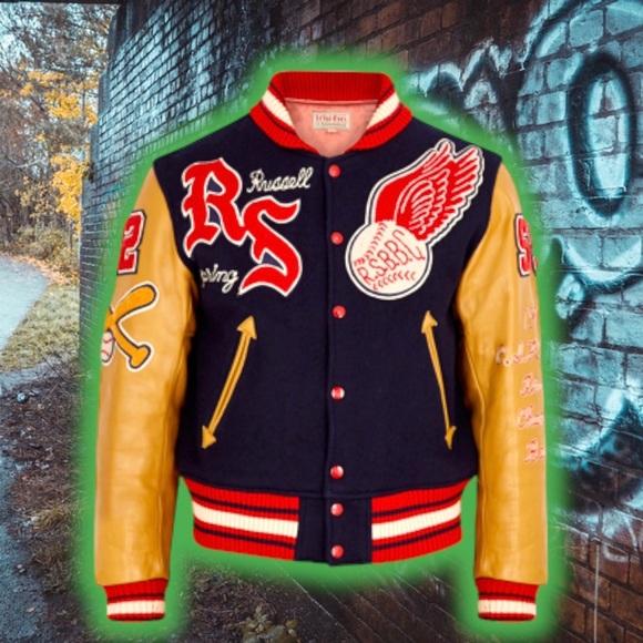 💎ViNTaGe 💎RSBBC 1977 CHAMPIONS 🏆STYLE EYES WOOL BASEBALL ⚾️ VARSITY JACKET 🧥 - Picture 2 of 7